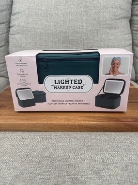 Lighted Makeup Case - Dark Teal